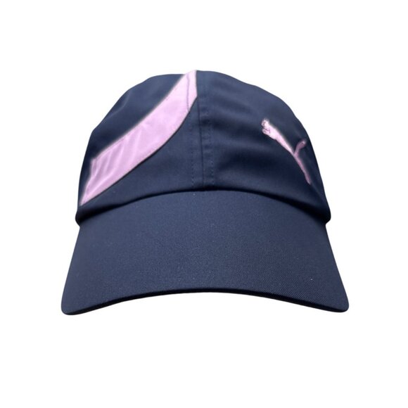 Puma Women's Navy Blue & Pink Athletic Cap with Adjustable Strap - New - Picture 2 of 8